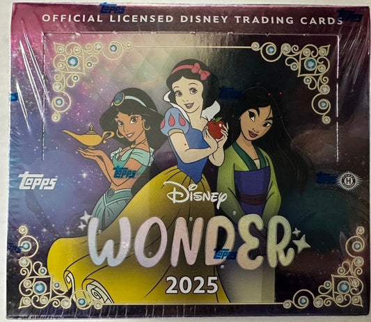 2025 Topps Disney Wonder Sealed Hobby Box (20 Packs)