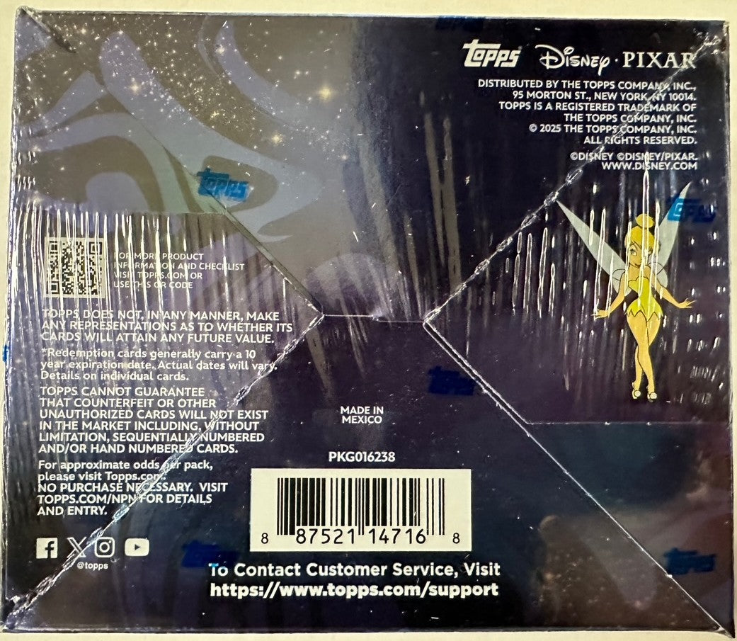 2025 Topps Disney Wonder Sealed Hobby Box (20 Packs)