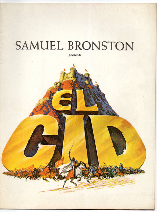 1961 El Cid Vintage Film Souvenir Program