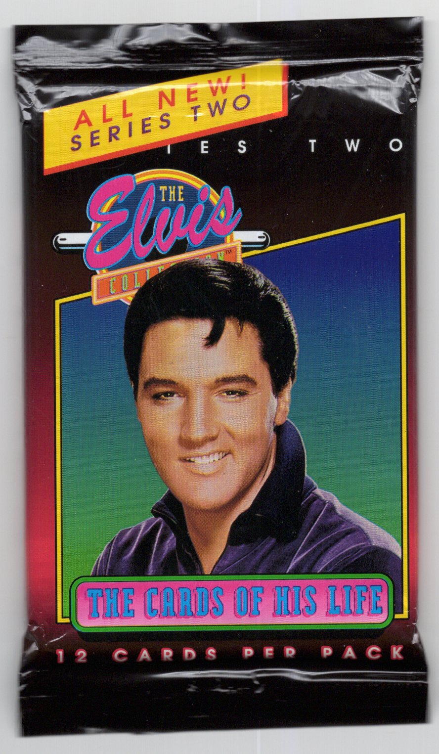 1992 The Elvis Collection: Series Two ("The Cards of His Life") Trading Card Wax Pack (12 cards) Rare!