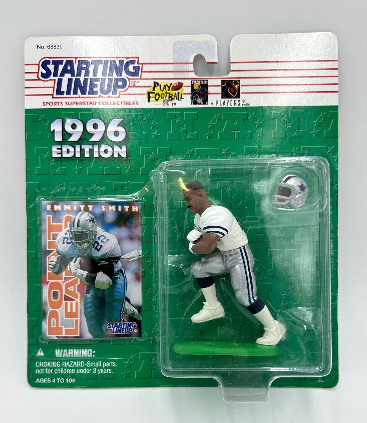 1996 Kenner Starting Lineup Emmitt Smith 4-inch Action Figure Unopened