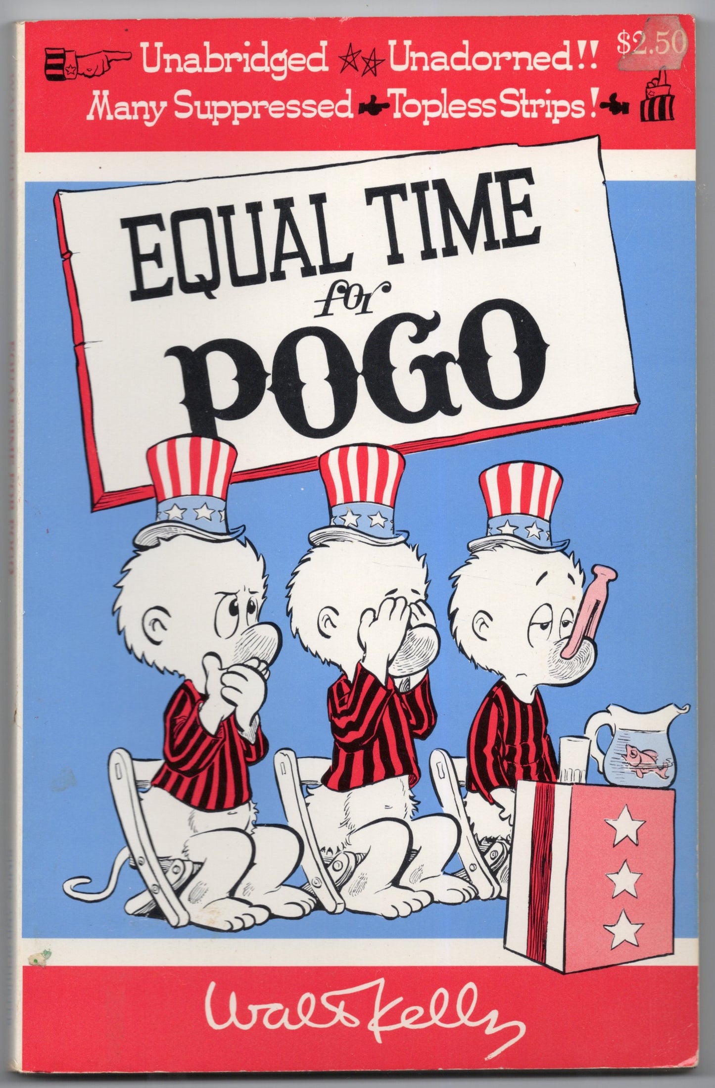 1968 Simon & Schuster Equal Time for Pogo Vintage Paperback