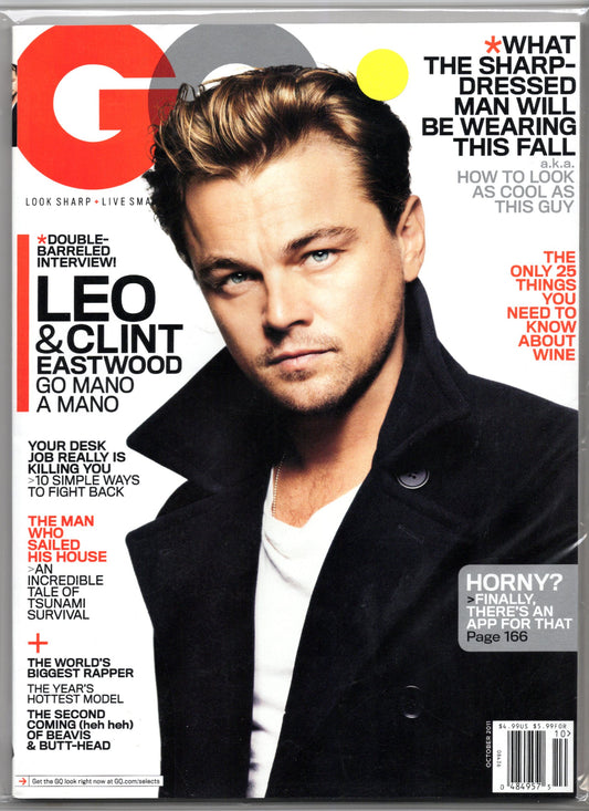GQ Monthly Magazine (October 2011) Leonardo DiCaprio Cover