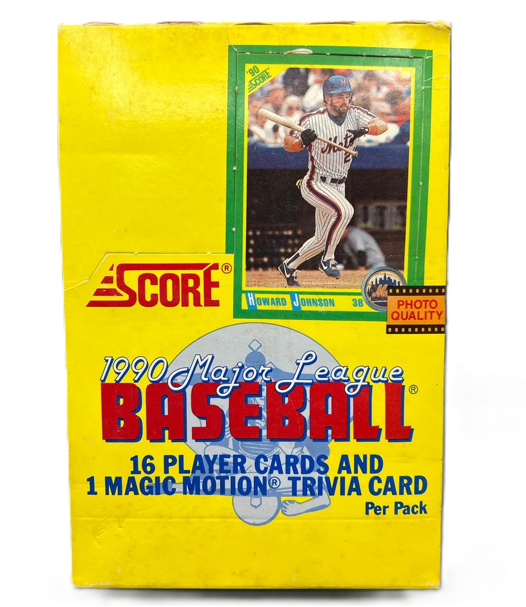 1990 Score MLB Baseball Wax Box (36 Packs) Possible "Bo Knows" SP Card