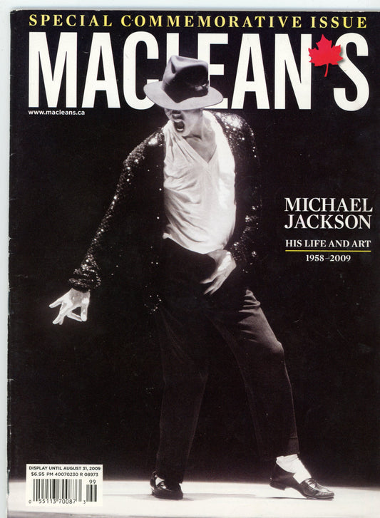 Maclean's Special Commemorative Issue (2009) Michael Jackson A Special Issue