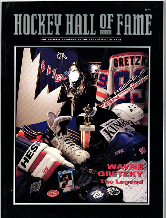 Official Yearbook of the Hockey Hall Of Fame (1999-2000) Wayne Gretzky Cover
