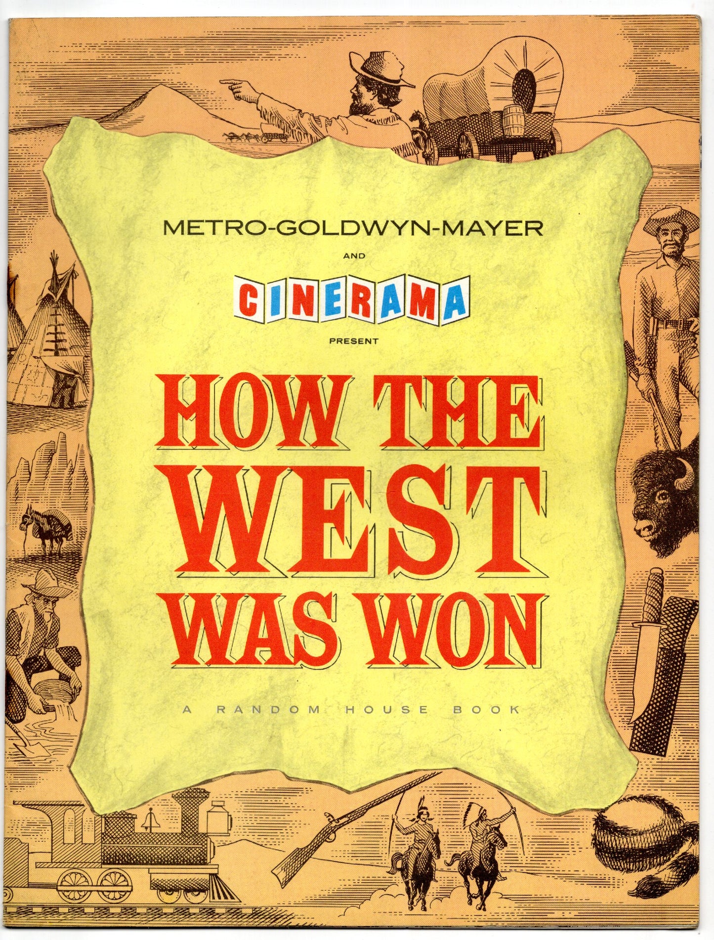1962 How The West Was Won Vintage Film Souvenir Program