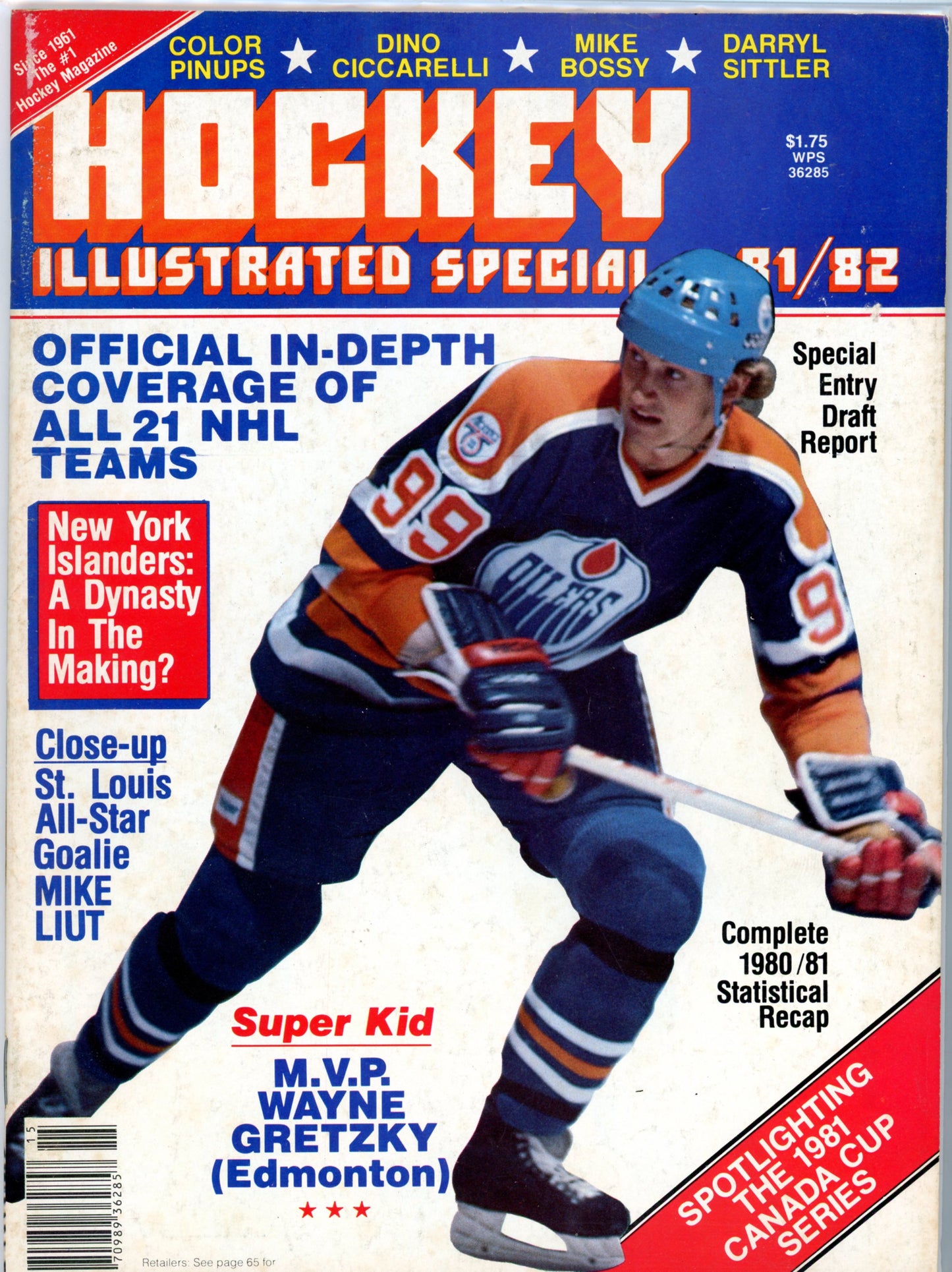 1981/82 Hockey Illustrated Special Edition Vintage Hockey Magazine Gretzky Cover