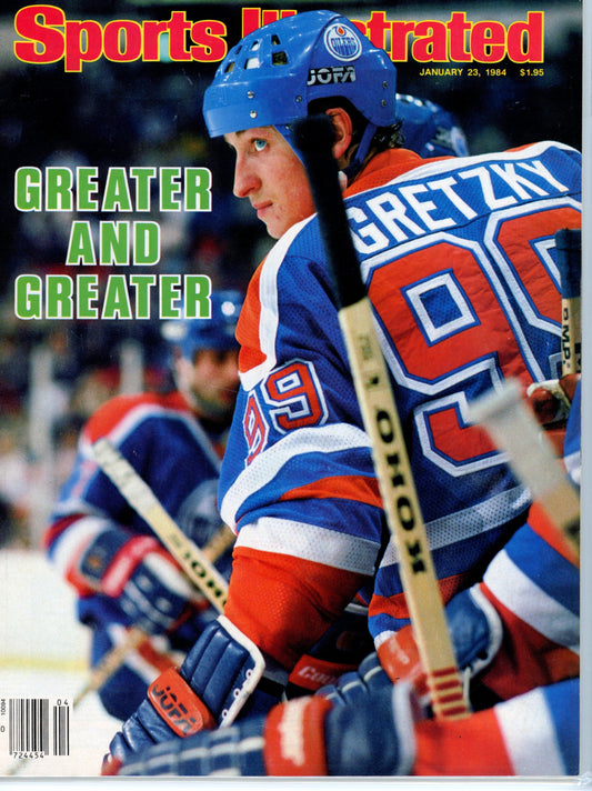 Sports Illustrated Vintage Magazine (January 23, 1984) Wayne Gretzky Greater and Greater Subscription