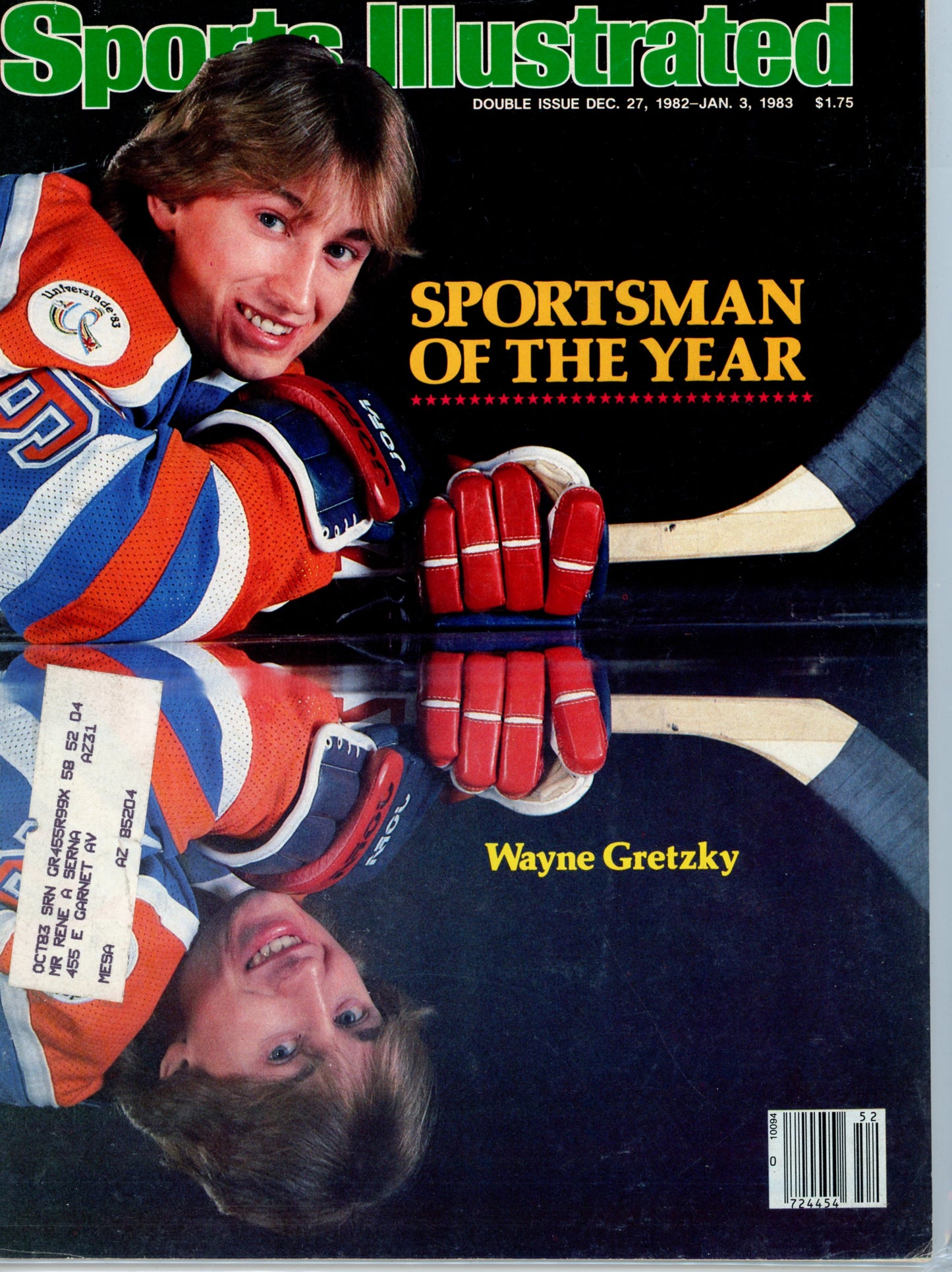 Sports Illustrated Vintage Magazine Double Issue (Dec 27, 1982) Wayne Gretzky Sportsman of the Year
