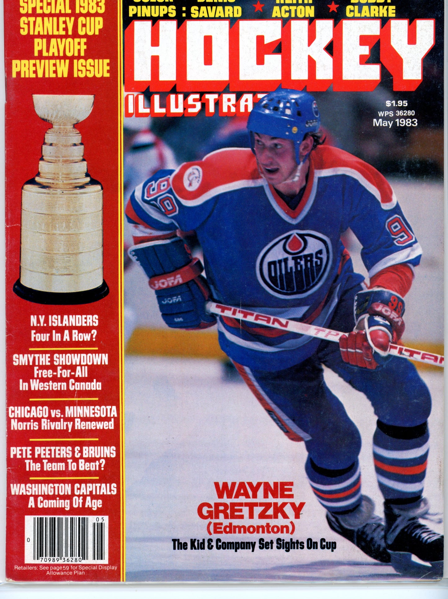 Hockey Illustrated (May 1983) Vintage Hockey Magazine Gretzky Cover