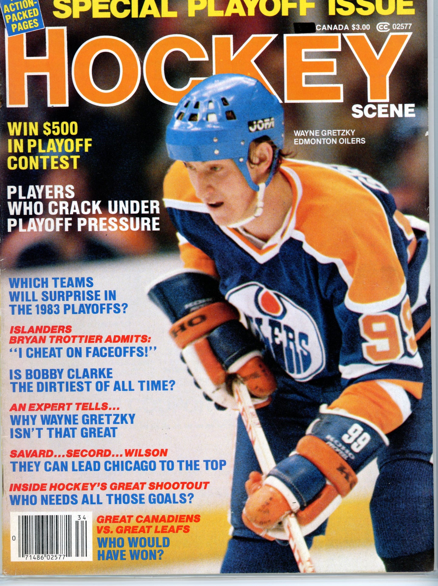 Hockey Scene 1983 Special Playoff Issue Vintage Hockey Magazine Gretzky Cover
