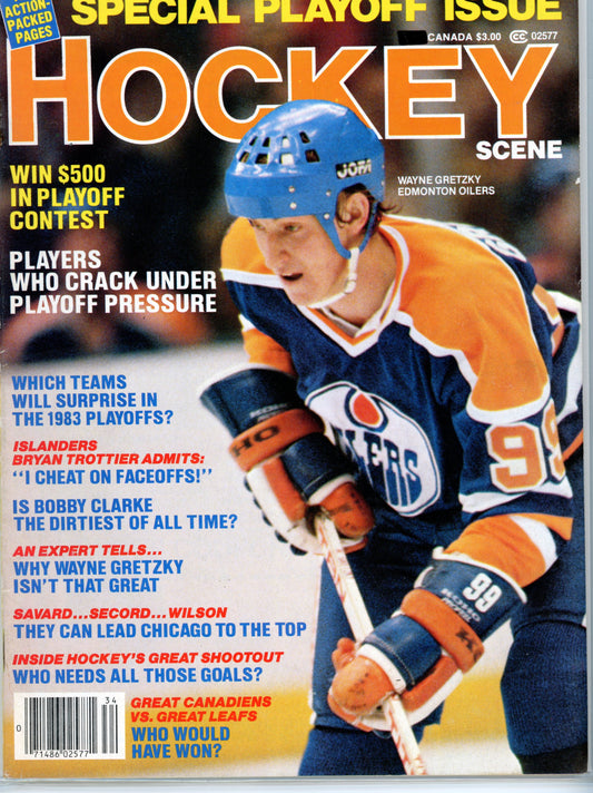 Hockey Scene 1983 Special Playoff Issue Vintage Hockey Magazine Gretzky Cover