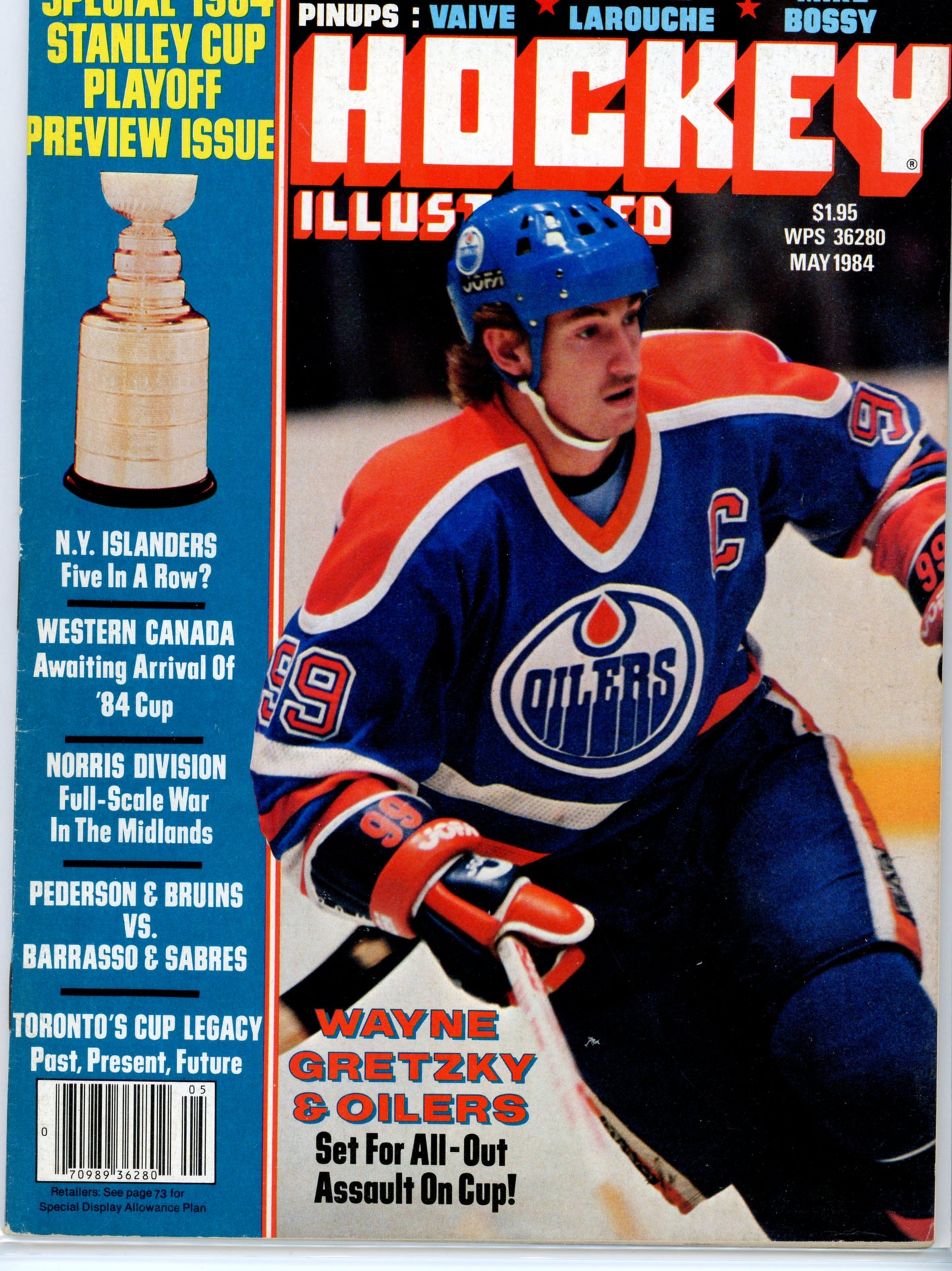 Hockey Illustrated (May 1984) Vintage Hockey Magazine Gretzky Cover
