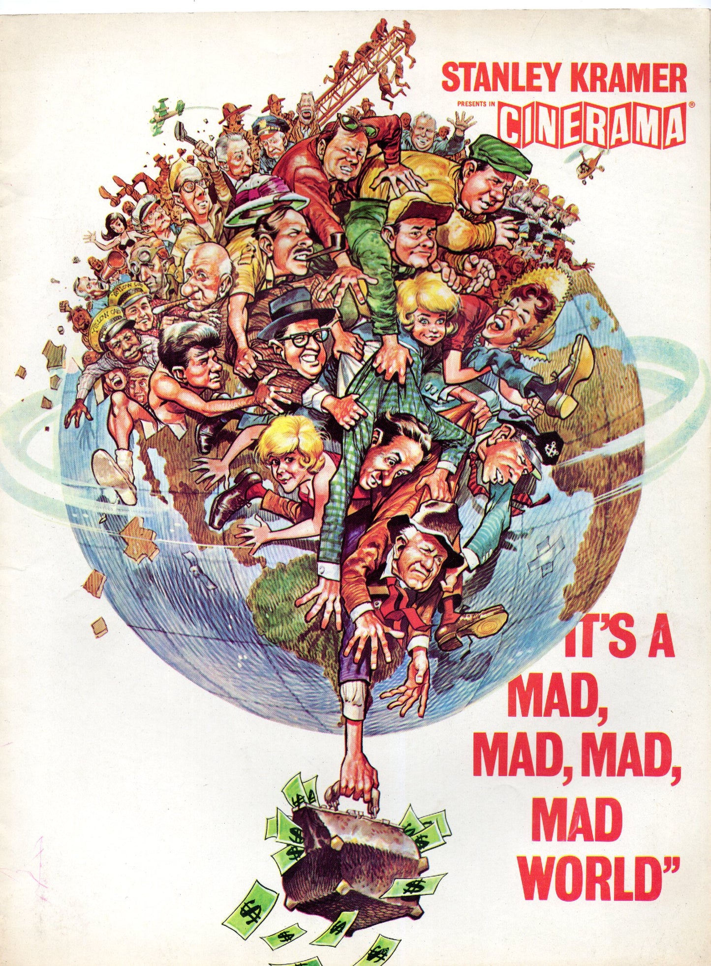 1963 It's A Mad, Mad, Mad, Mad World Vintage Film Souvenir Program
