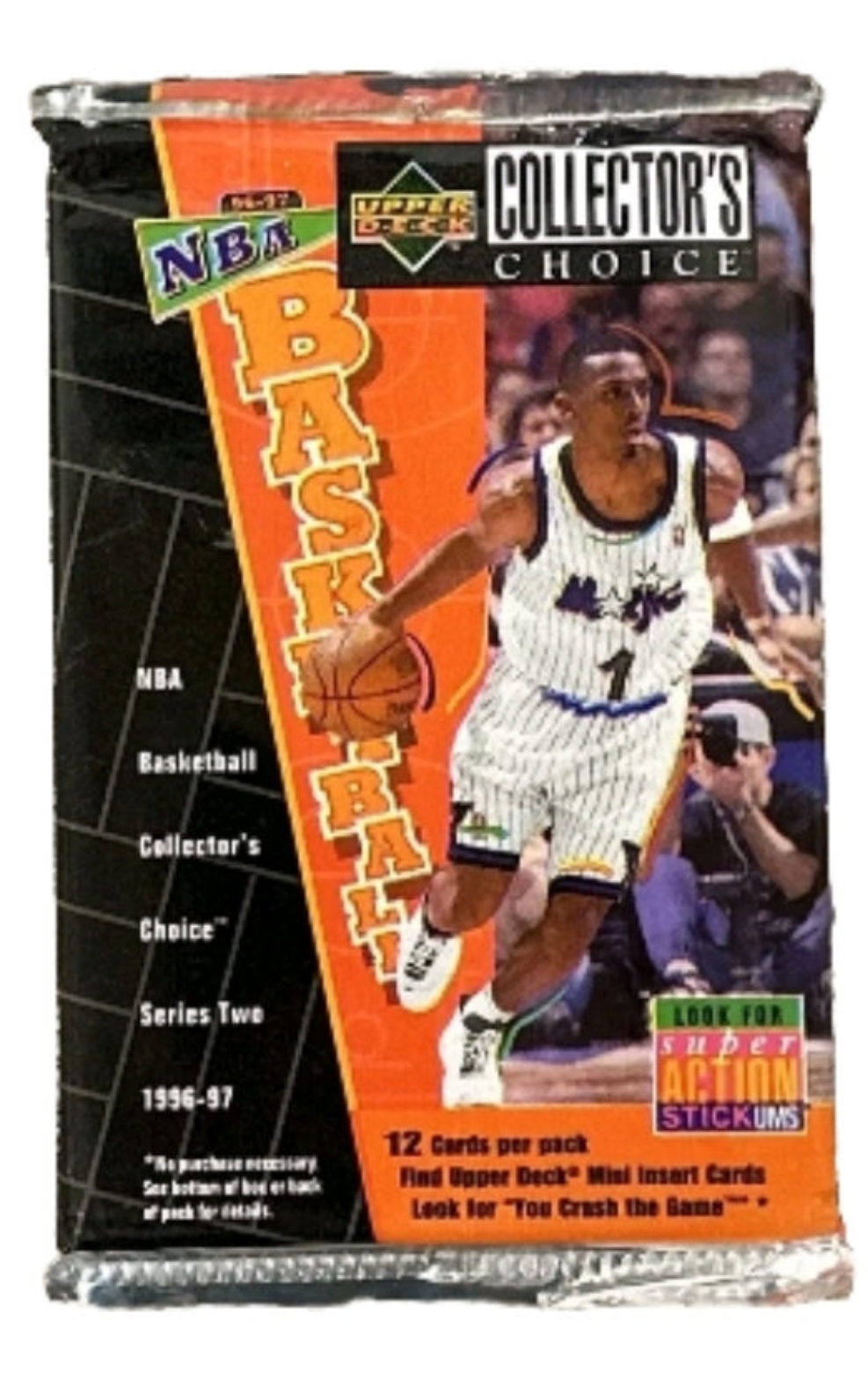 1996/97 Upper Deck Collector's Choice Series Two Basketball Hobby Pack Possible Kobe Bryant Rookie (12 Cards)