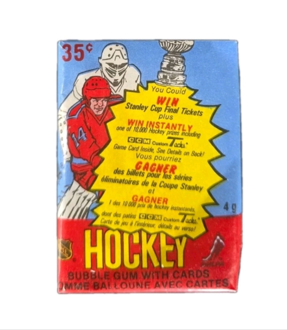 1984/85 OPC O-Pee-Chee Hockey Card Wax Pack Possible Yzerman Rookie