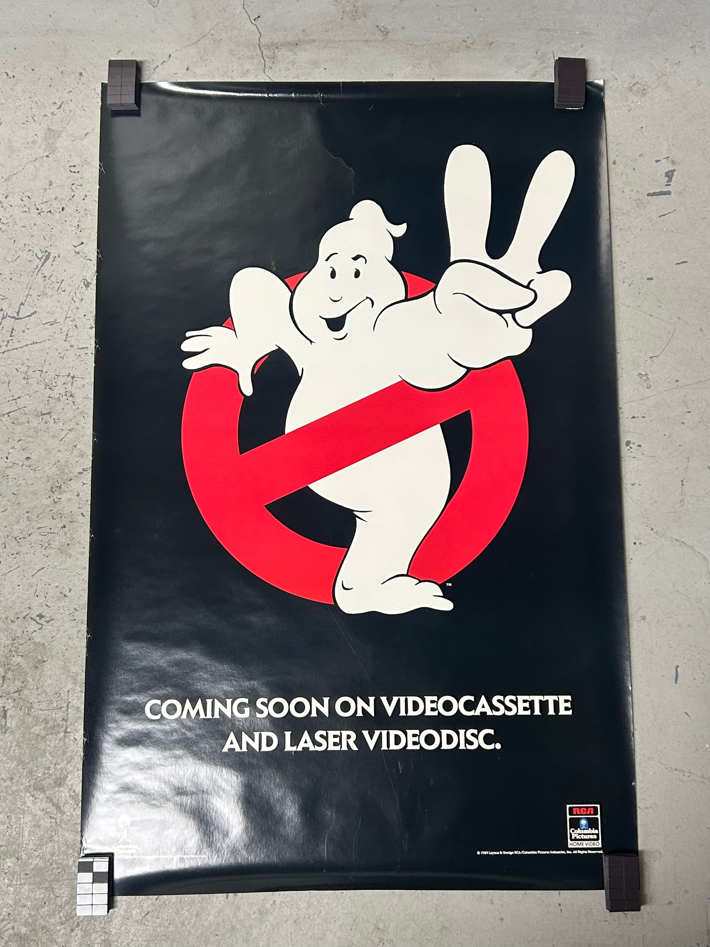 Ghostbusters (1984) Original Vintage Movie Poster VG-EX Condition