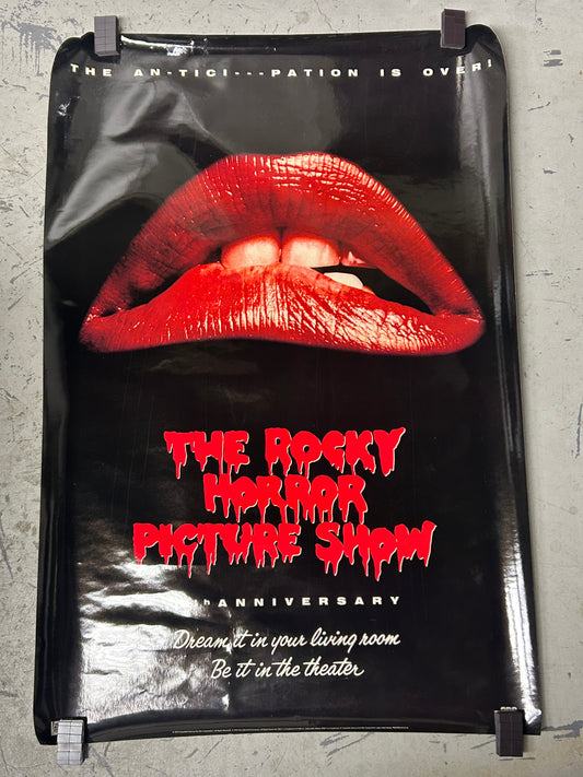 The Rocky Horror Picture Show (1975) Video Release Original Vintage Movie Poster VG-EX Condition