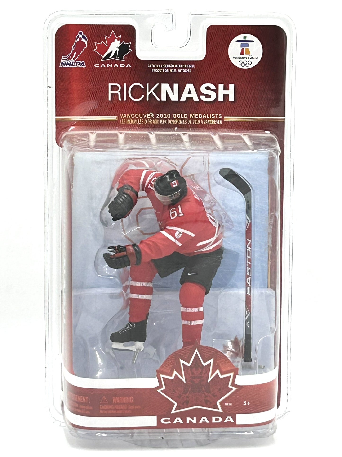 2010 Team Canada Vancouver Olympic Gold Medalists Rick Nash Vintage Hockey Figure