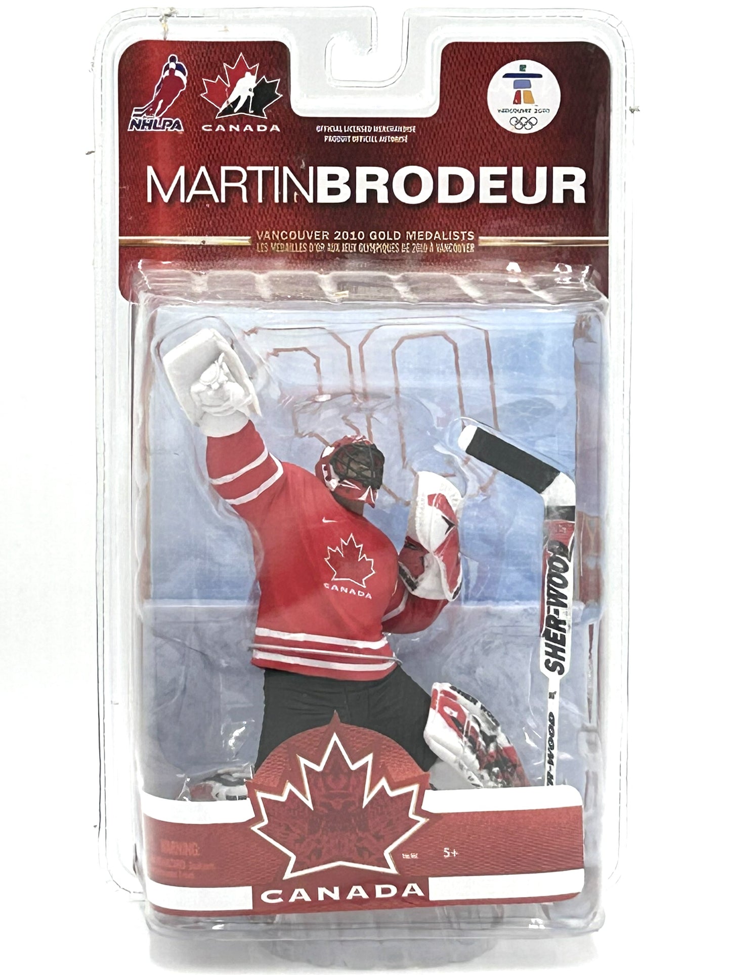 2010 Team Canada Vancouver Olympic Gold Medalists Martin Brodeur Vintage Hockey Figure