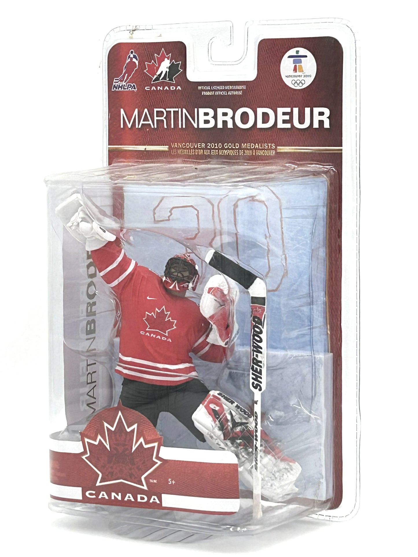 2010 Team Canada Vancouver Olympic Gold Medalists Martin Brodeur Vintage Hockey Figure