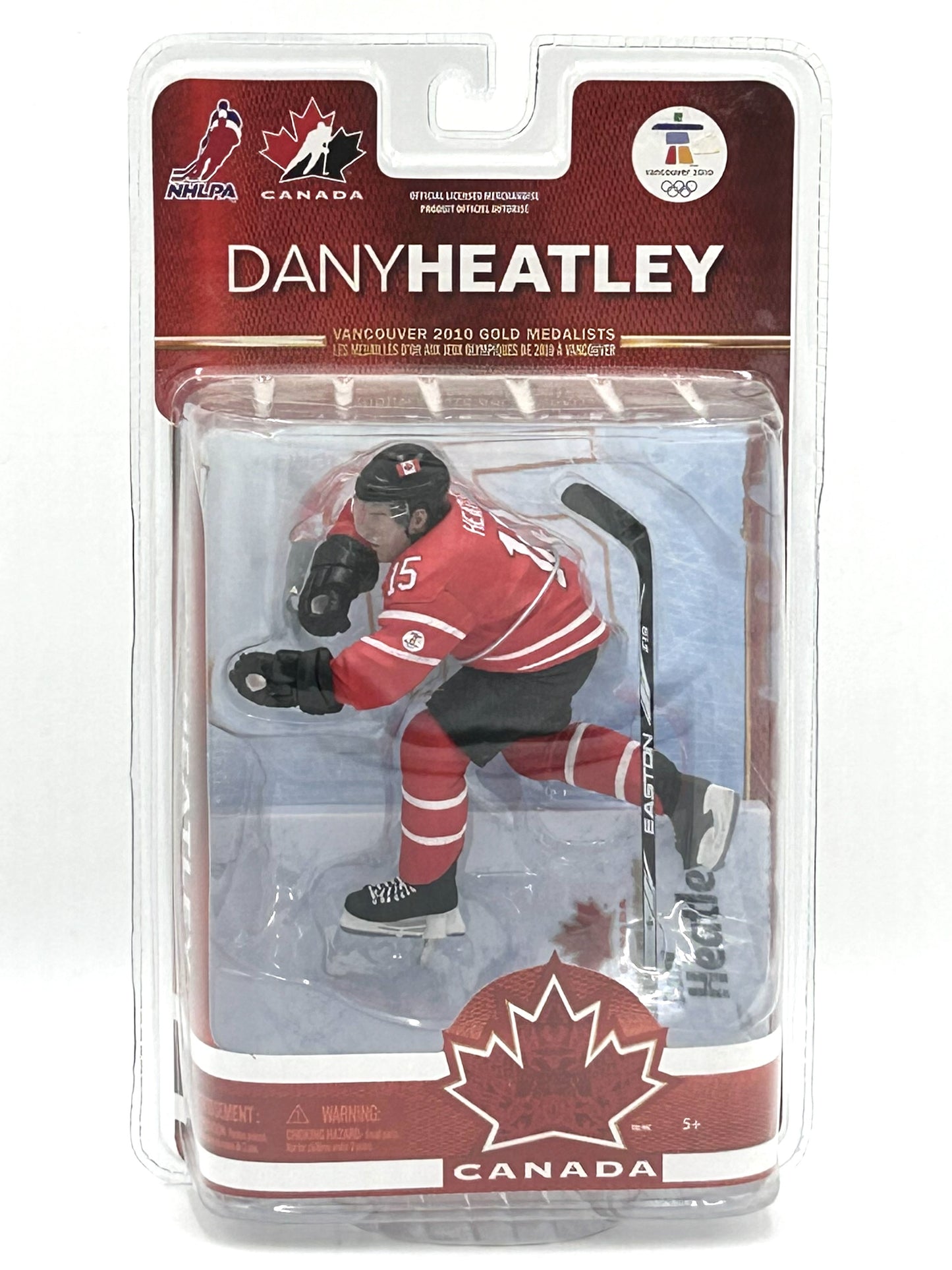 2010 Team Canada Vancouver Olympic Gold Medalists Dany Heatley Vintage Hockey Figure