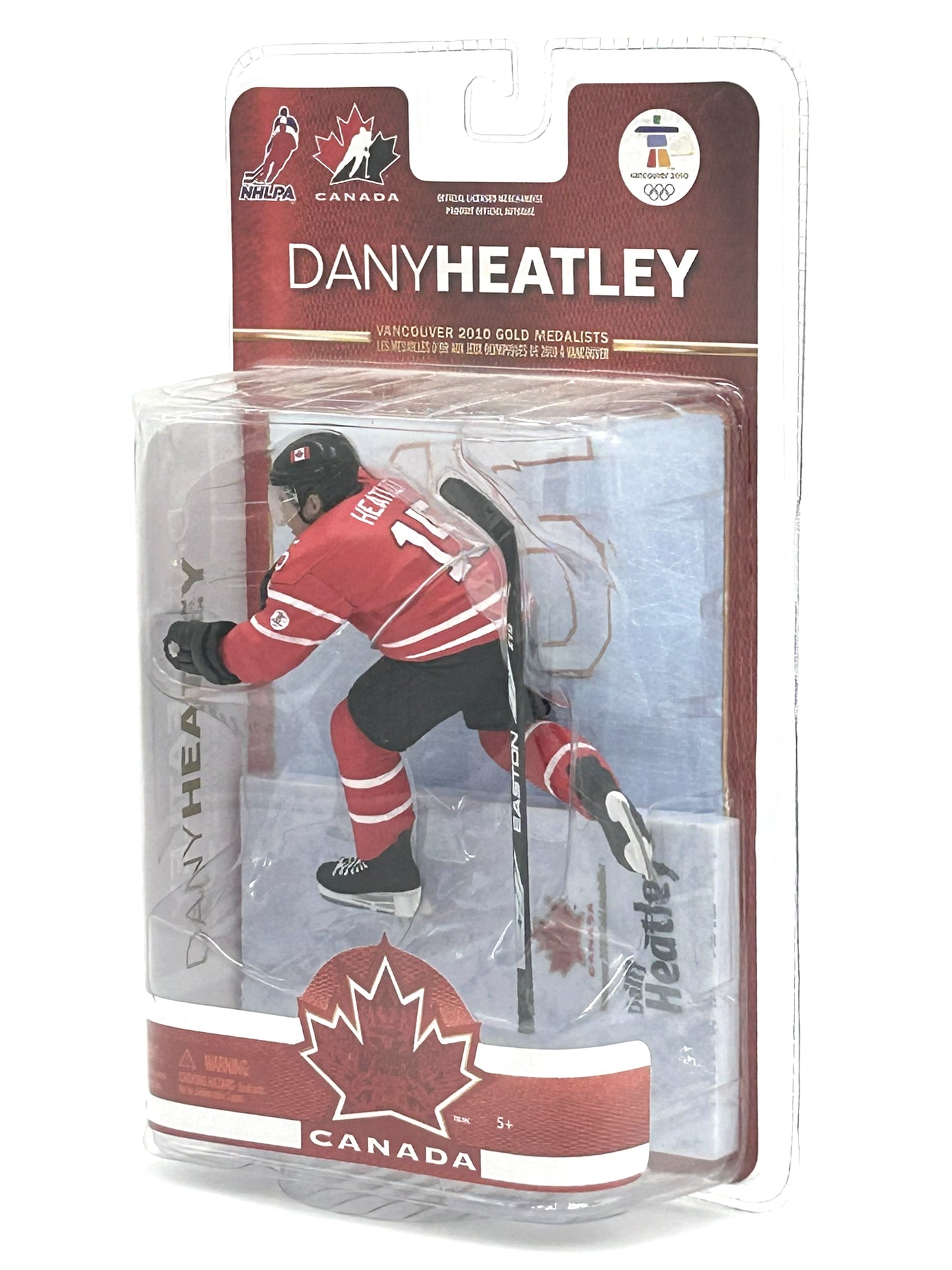 2010 Team Canada Vancouver Olympic Gold Medalists Dany Heatley Vintage Hockey Figure