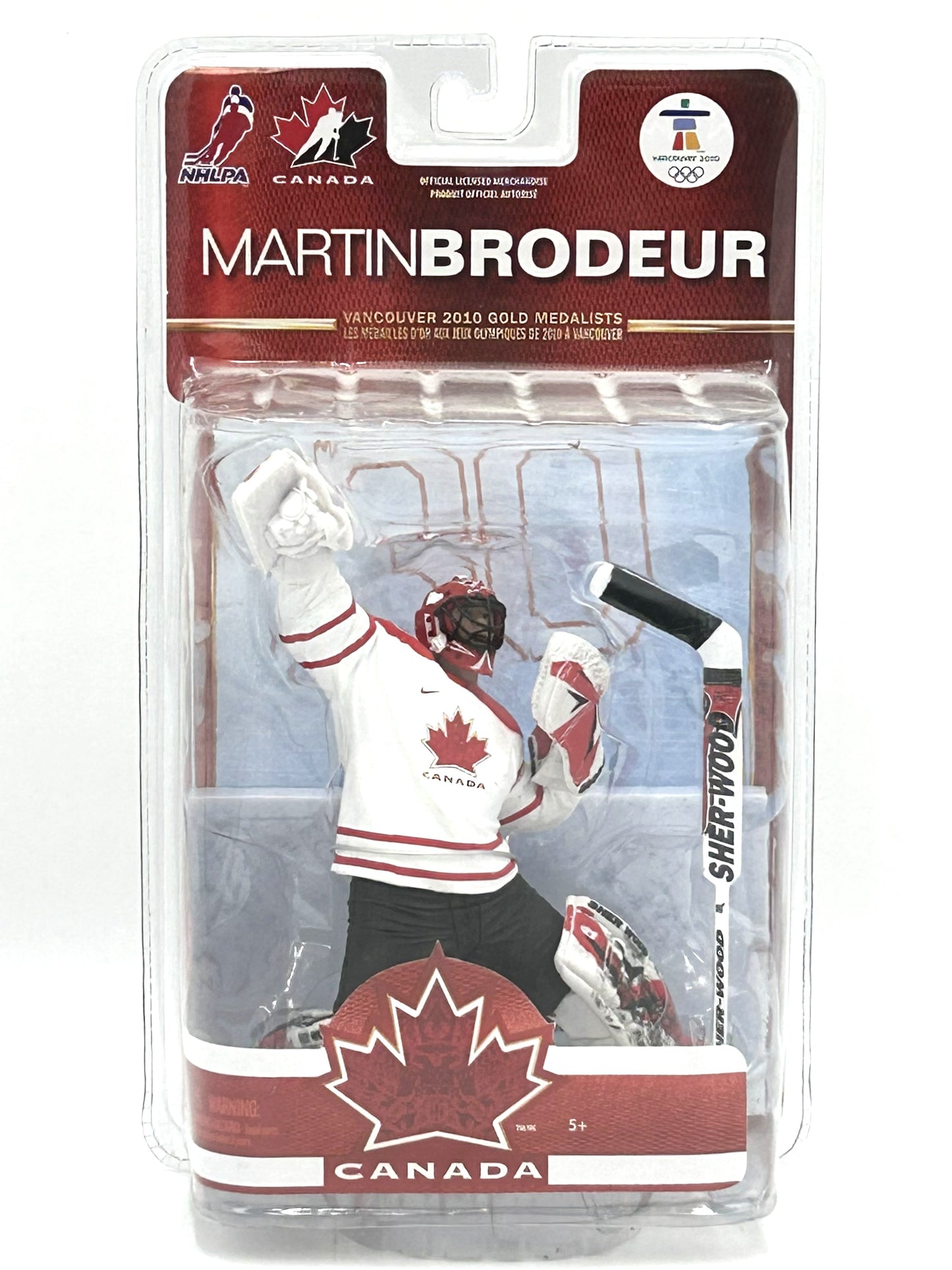 2010 Team Canada Vancouver Olympic Gold Medalists Martin Brodeur Vintage Hockey Figure