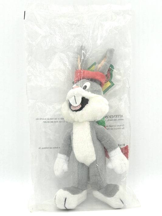 1992 McDonald's Happy Meal Looney Tunes Bugs Bunny Christmas Sealed Vintage Plush