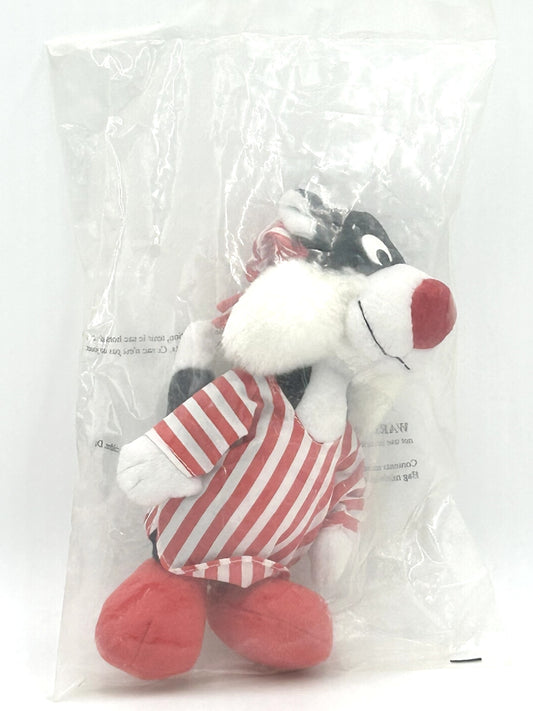 1992 McDonald's Happy Meal Looney Tunes Sylvester Christmas Sealed Vintage Plush