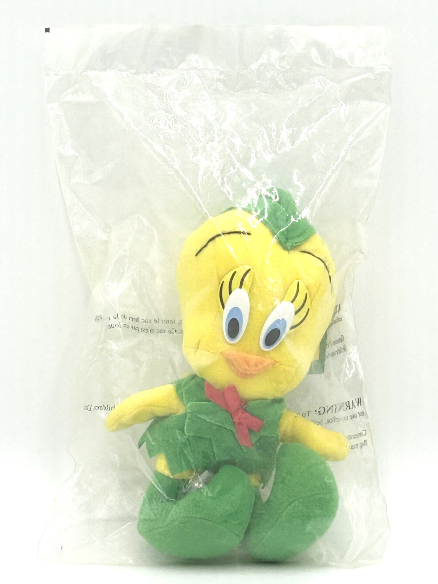 1992 McDonald's Happy Meal Looney Tunes Tweety Bird Christmas Sealed Vintage Plush