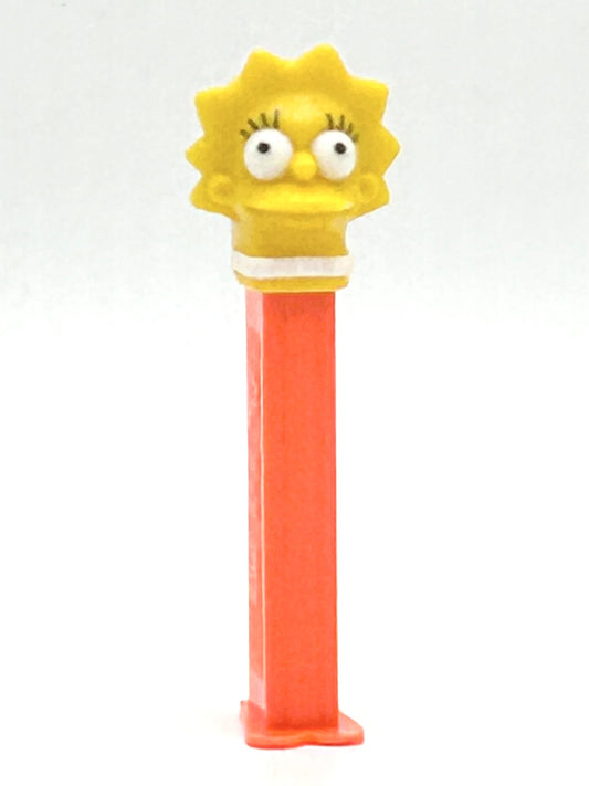 1990 The Simpsons Lisa Simpson Vintage PEZ Candy Dispenser Collectible
