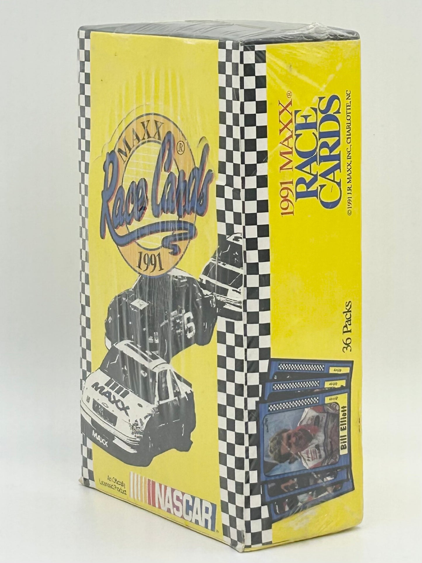 1991 Maxx NASCAR Racing Cards Wax Box (36 Packs) Sealed