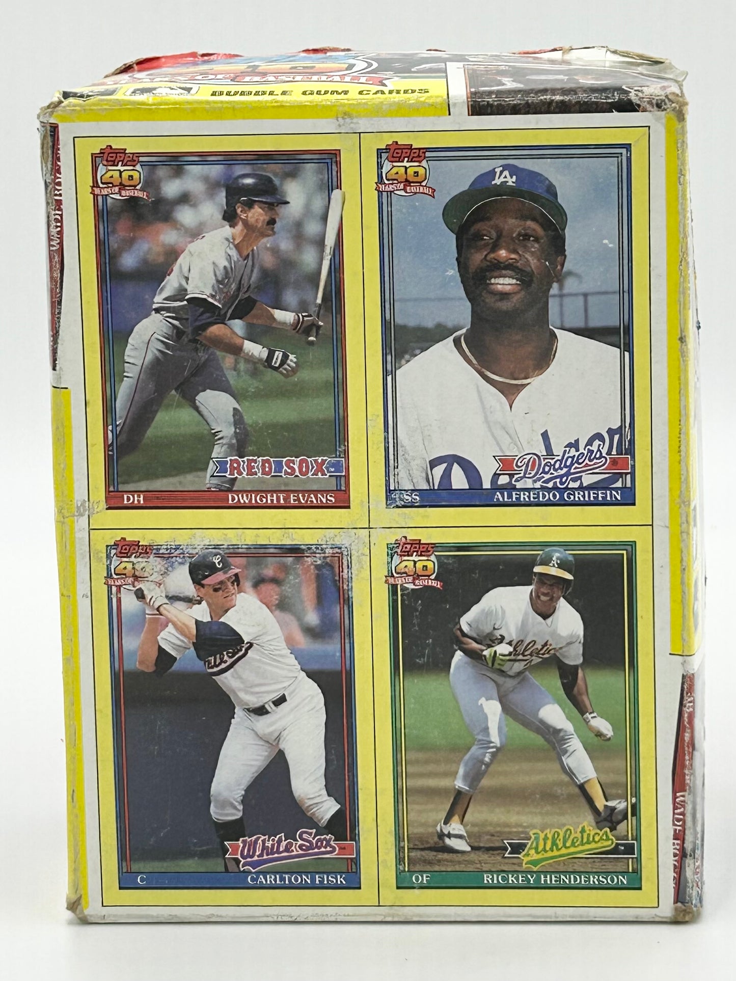 1991 Topps 40 Years of Baseball Wax Box (36 Packs) Opened