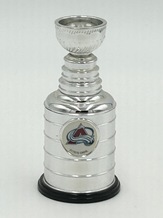 Colorado Avalanche NHL Stanley Cup Replica Trophy Vintage Labatt's Blue Beer Promo