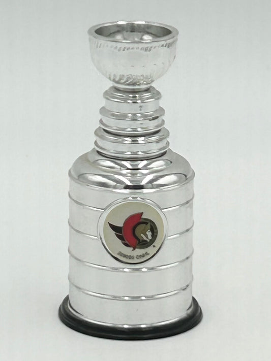Chicago Blackhawks NHL Stanley Cup Replica Trophy Vintage Labatt's Blue Beer Promo
