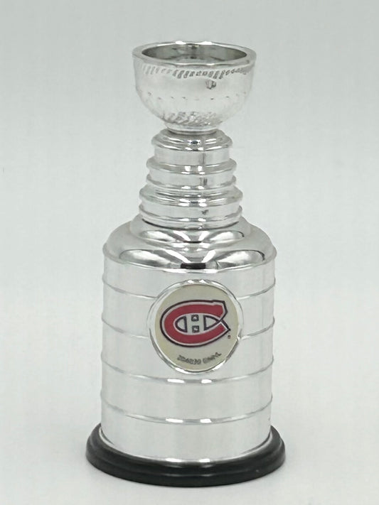 Montreal Canadiens NHL Stanley Cup Replica Trophy Vintage Labatt's Blue Beer Promo