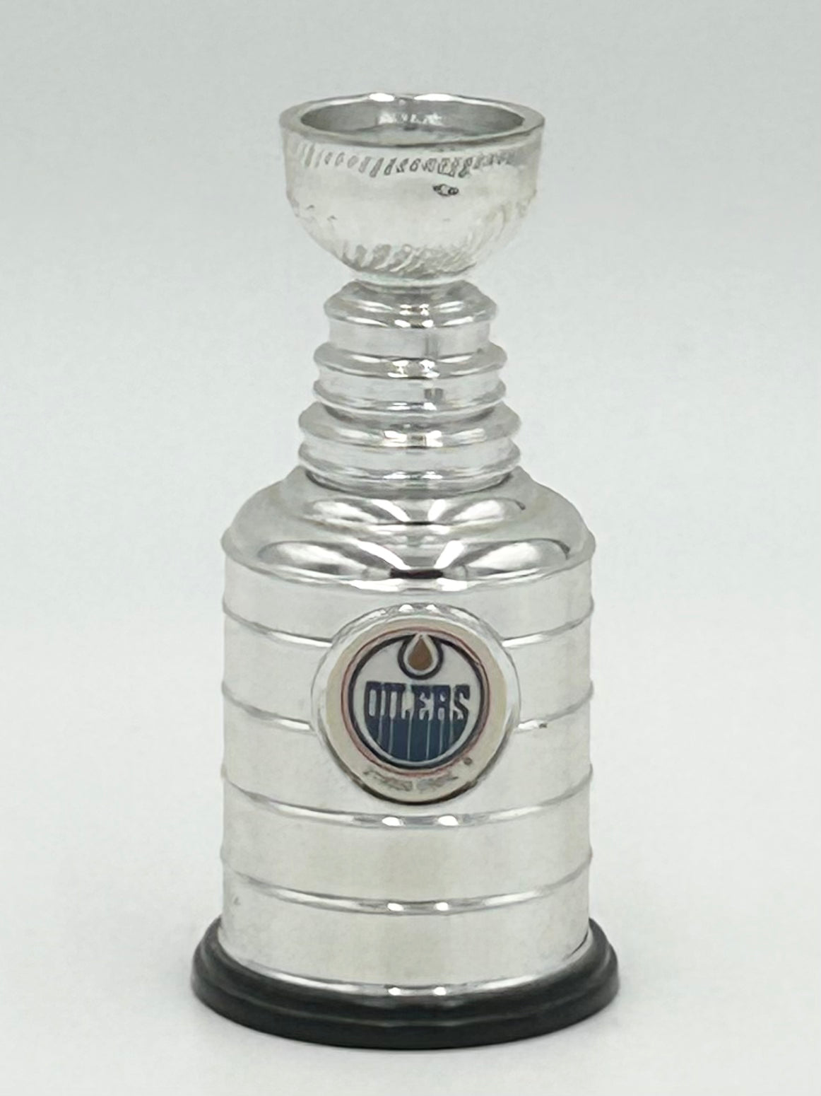Edmonton Oilers NHL Stanley Cup Replica Trophy Vintage Labatt's Blue Beer Promo