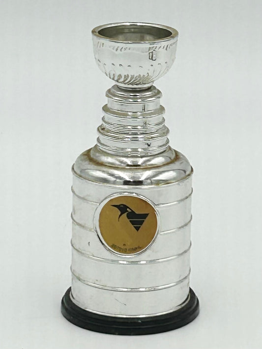 Pittsburgh Penguins NHL Stanley Cup Replica Trophy Vintage Labatt's Blue Beer Promo