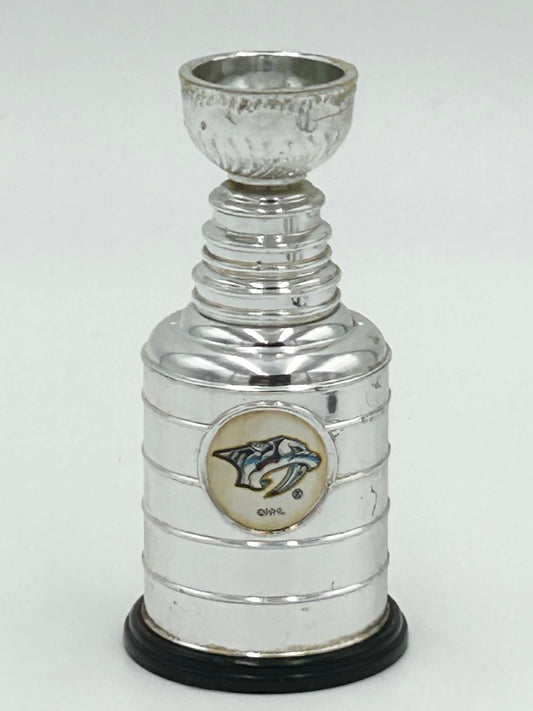Nashville Predators NHL Stanley Cup Replica Trophy Vintage Labatt's Blue Beer Promo