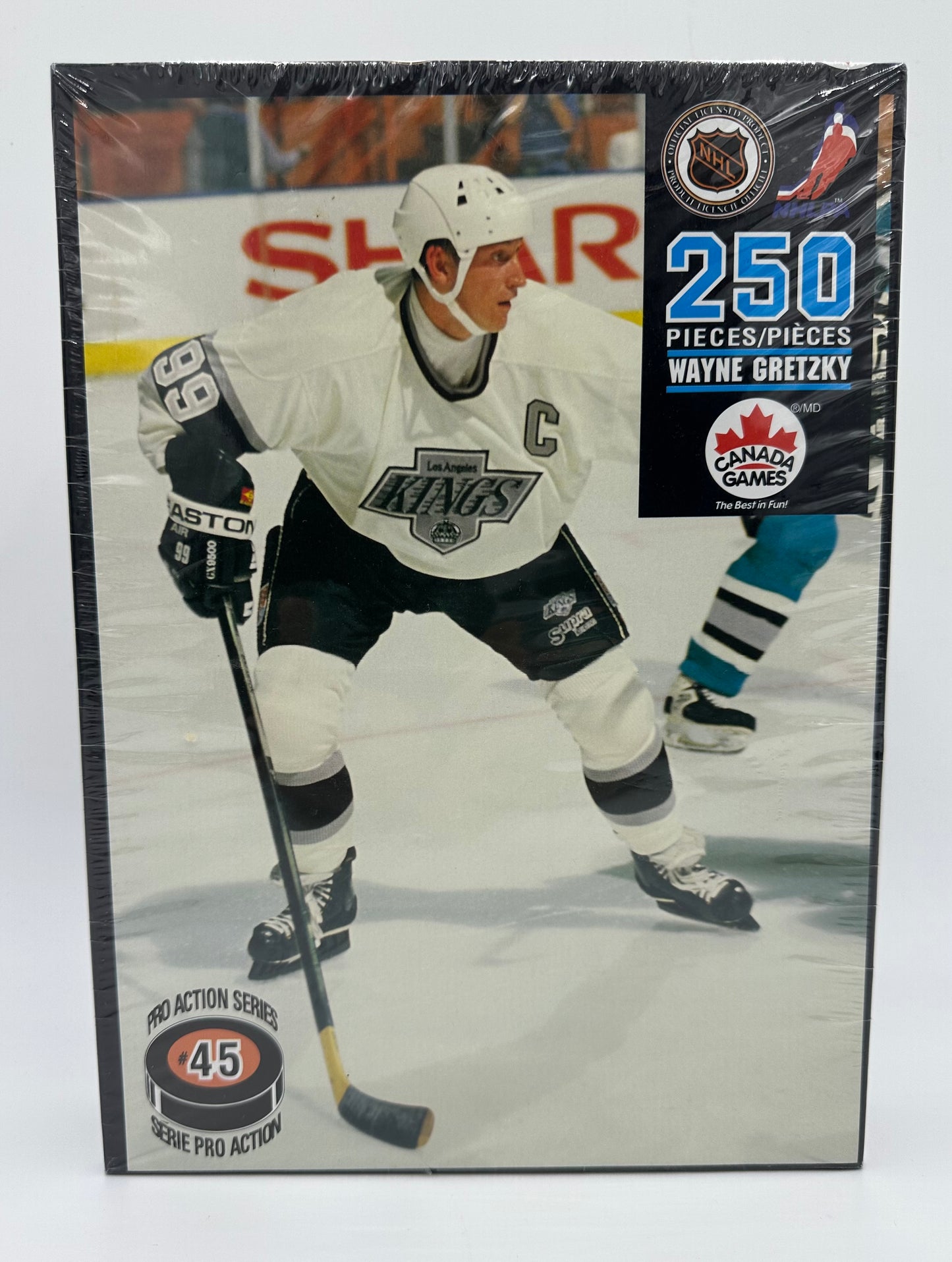 1992 Canada Games Pro Action Series #45 Wayne Gretzky 250 Piece Vintage Jigsaw Puzzle Sealed
