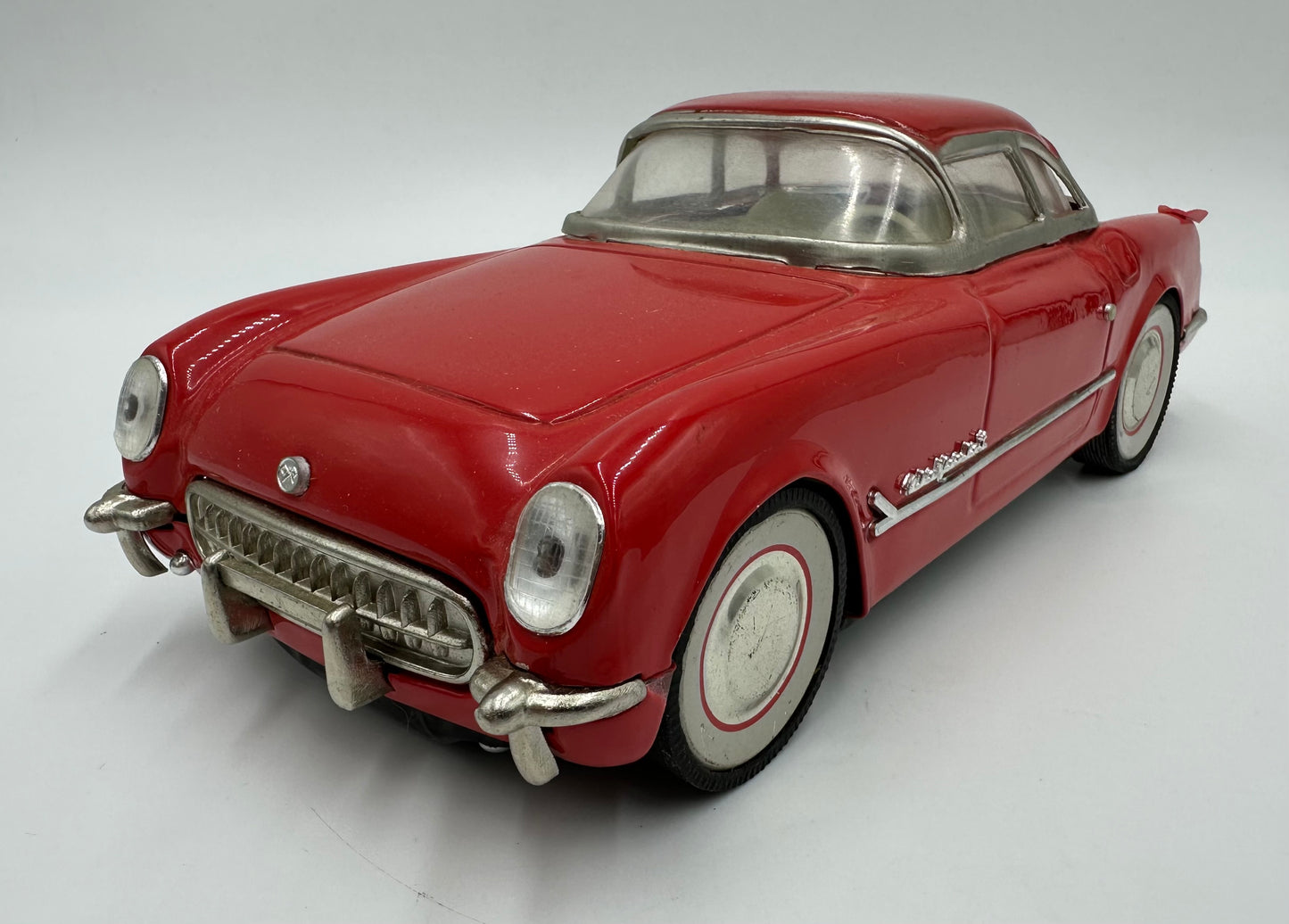 1980 New Toy Deluxe Red Sedan Model Car 1:18 Scale