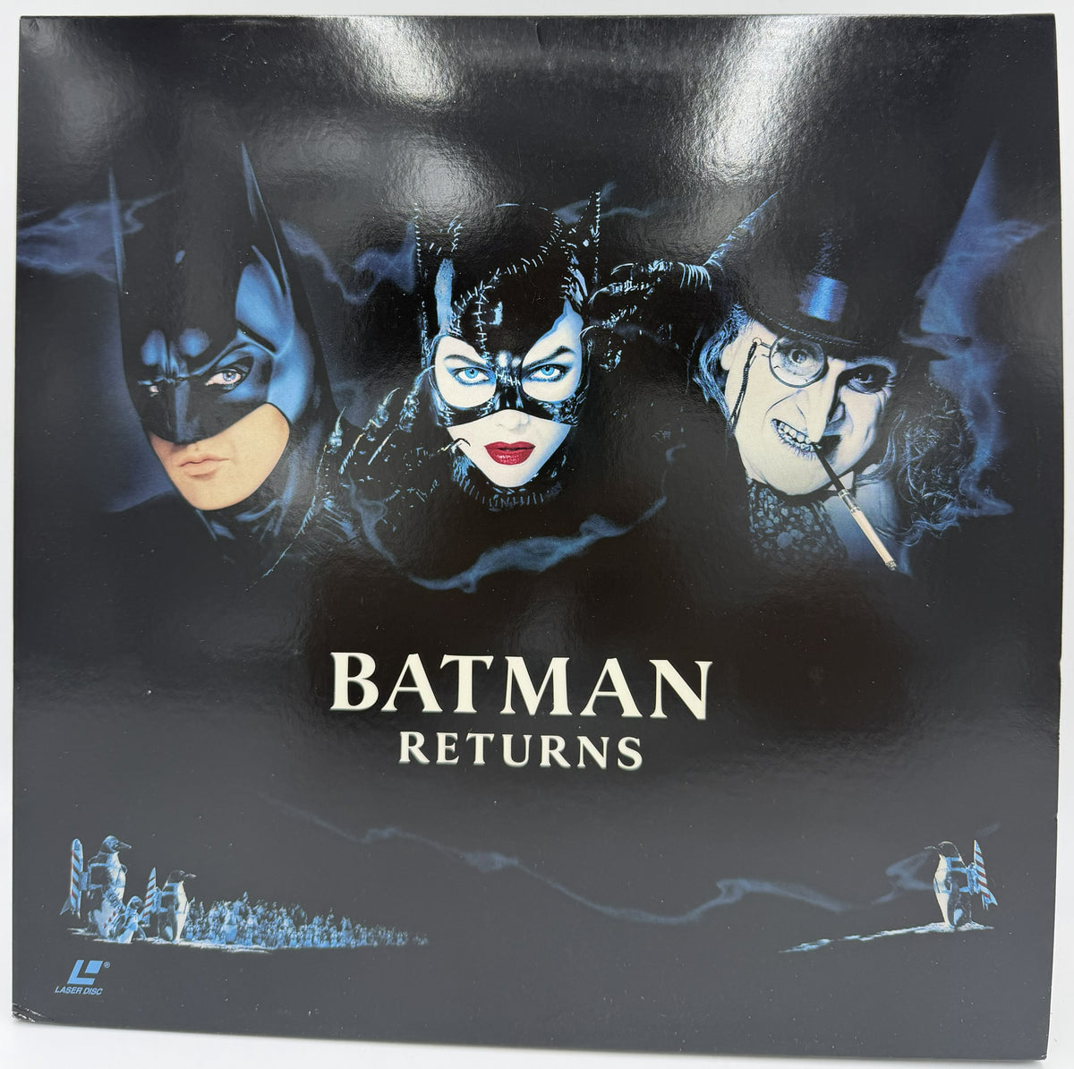 Batman Returns (1992) LaserDisc - Michael Keaton, Michelle Pfeiffer - Warner Home Video Widescreen Edition - EX