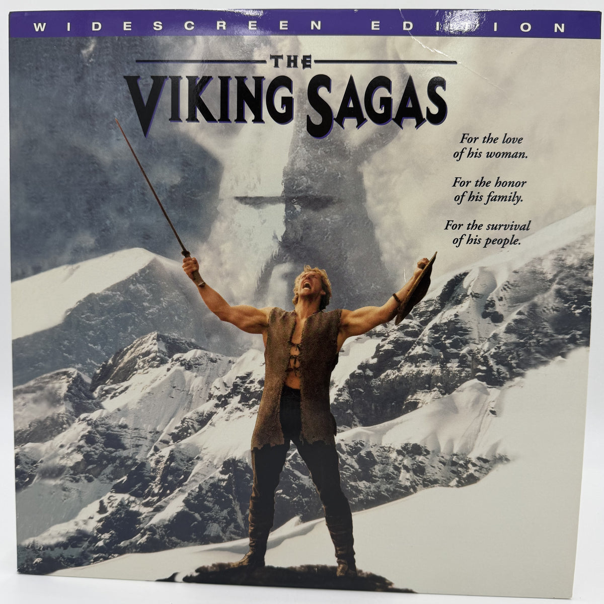 The Viking Sagas (1995) LaserDisc - Widescreen Edition - Ralph Moeller - Image Entertainment - VG