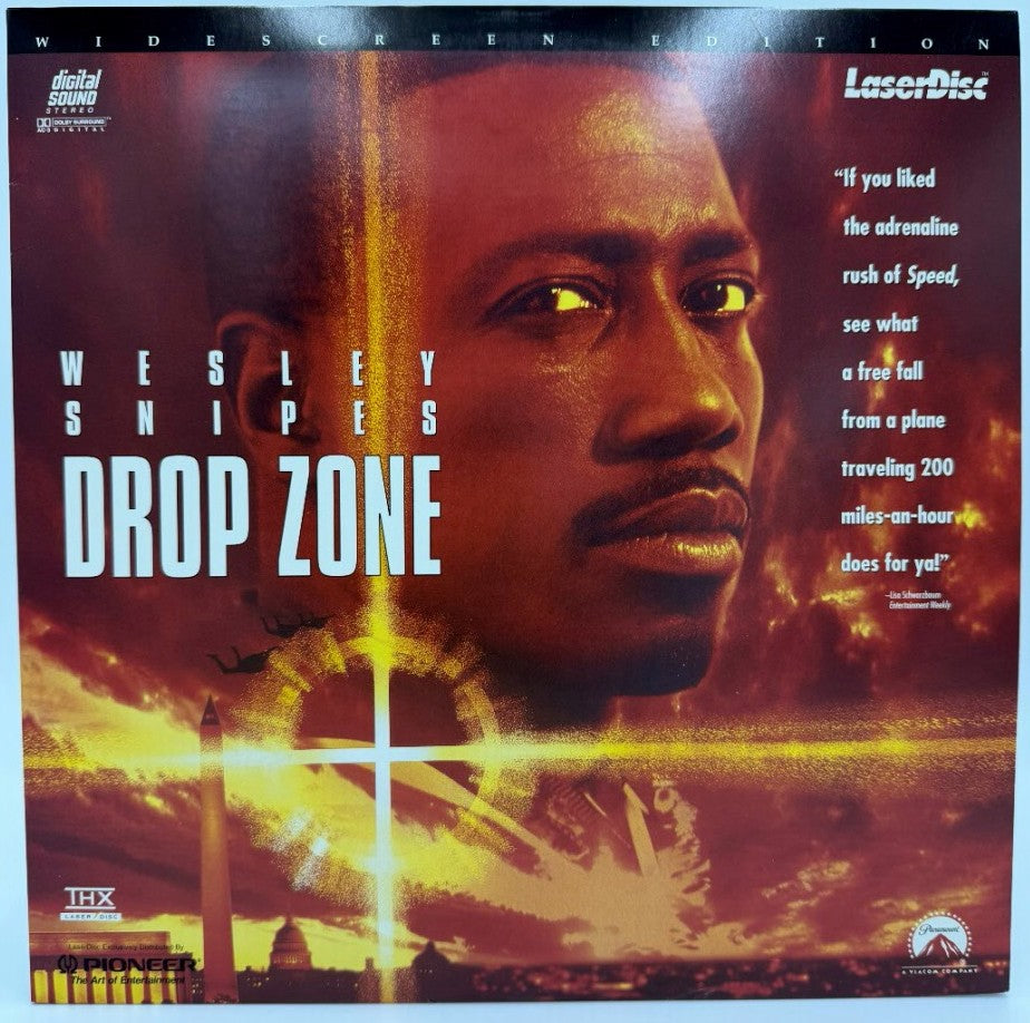 Drop Zone (1994) LaserDisc &nbsp;- Wesley Snipes - Widescreen THX AC-3 Edition - Paramount LV - EX