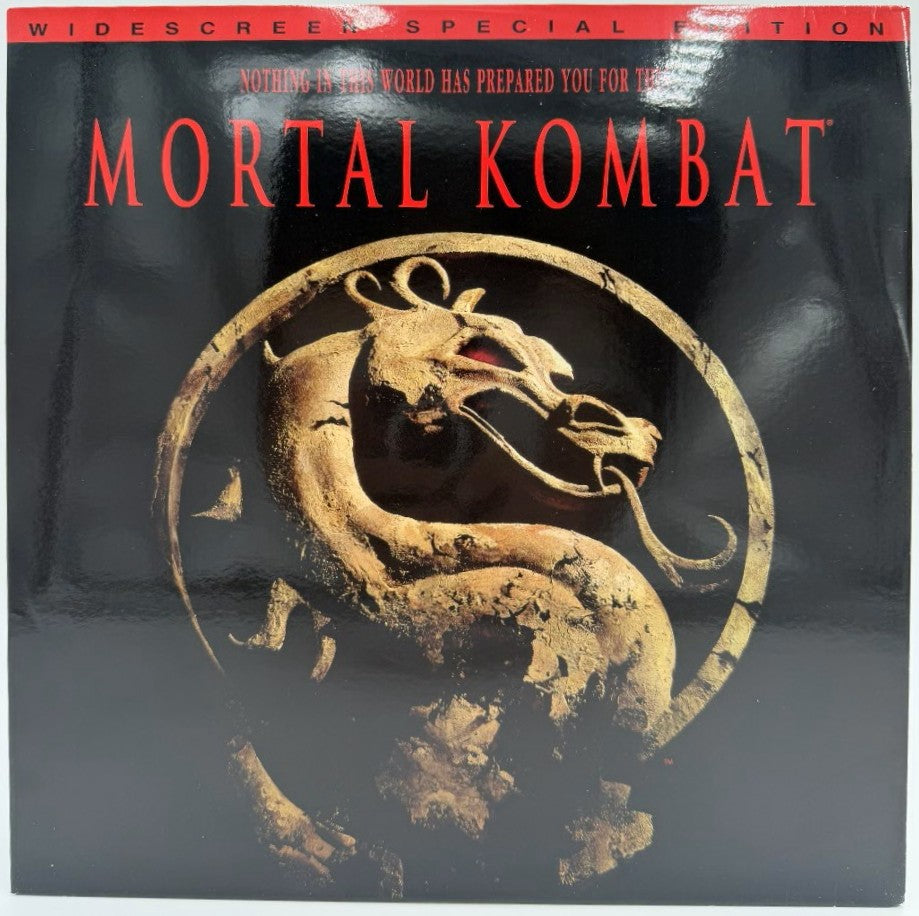 Mortal Kombat (1995) LaserDisc - Robin Shou, Christopher Lambert - Widescreen Special Edition - Image Entertainment - EX