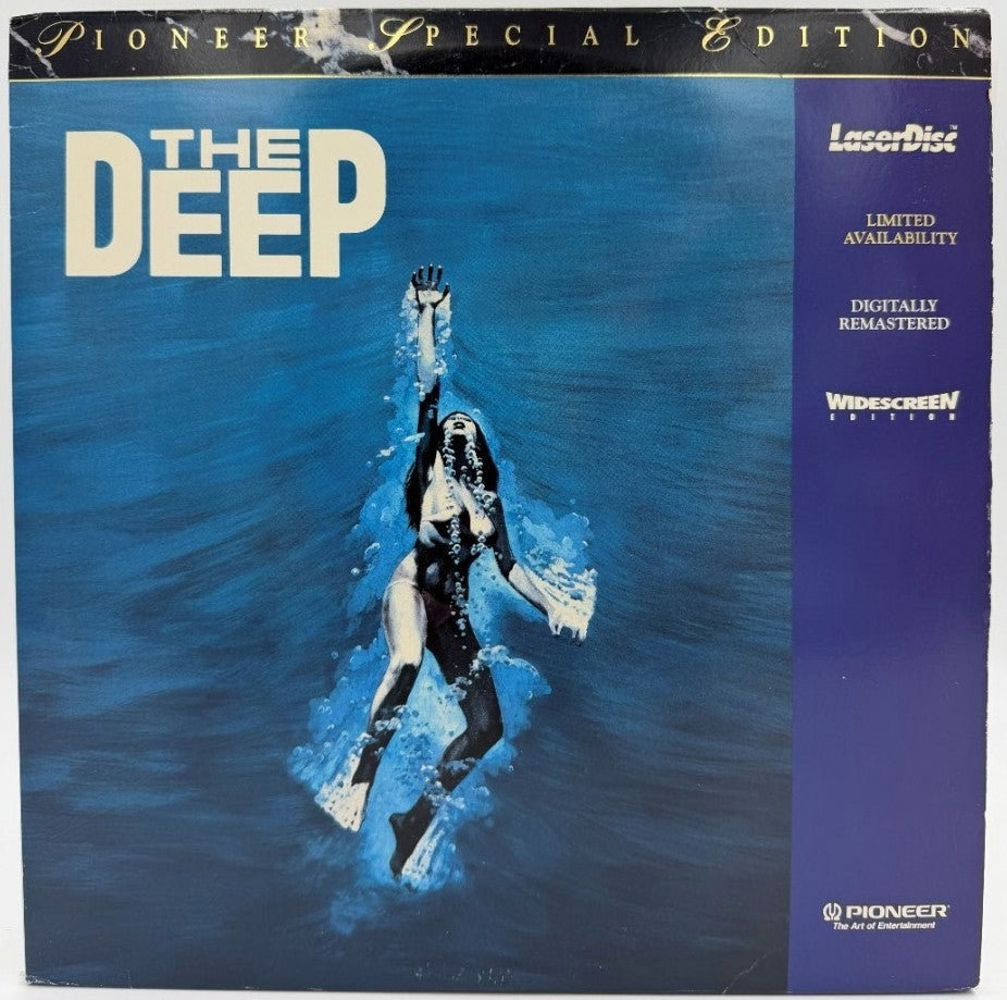 The Deep (1977) LaserDisc - Robert Shaw, Jacqueline Bisset, Nick Nolte - Pioneer Special Edition Widescreen - VG