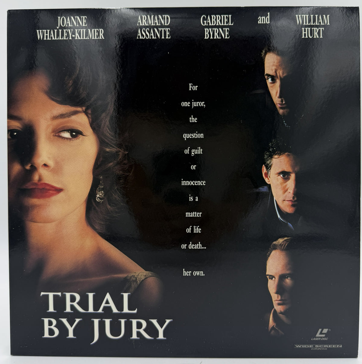 Trial by Jury (1994) LaserDisc - Joanne Whalley-Kilmer, Armand Assante - Widescreen Edition - Warner Home Video - EX