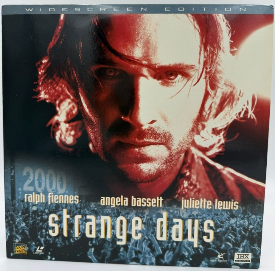 Strange Days (1995) LaserDisc - Ralph Fiennes, Angela Bassett - THX Widescreen Dolby Digital - Fox Video - EX